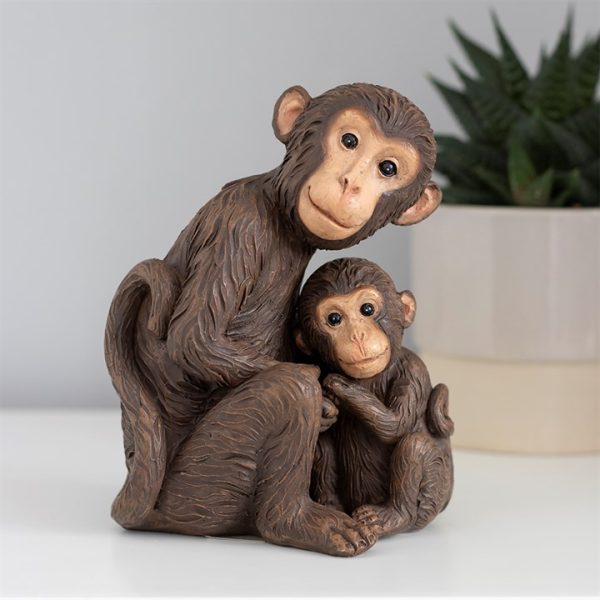 Monkey Mother and Baby Ornament - Image 3