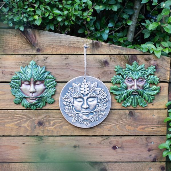 Green Man Resin Wall Plaque - Image 2