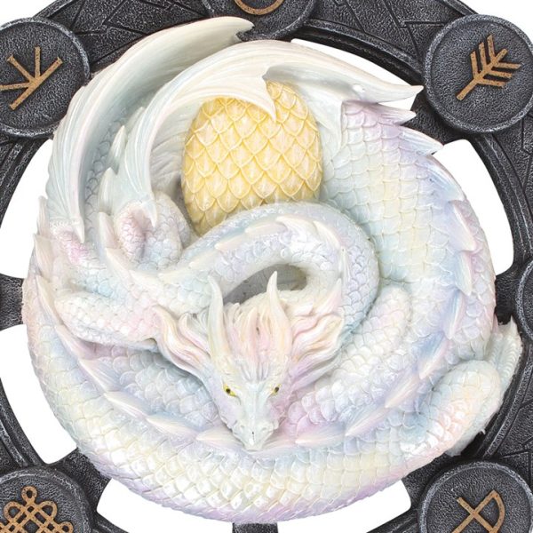 Ostara Dragon Resin Wall Plaque by Anne Stokes - Image 2