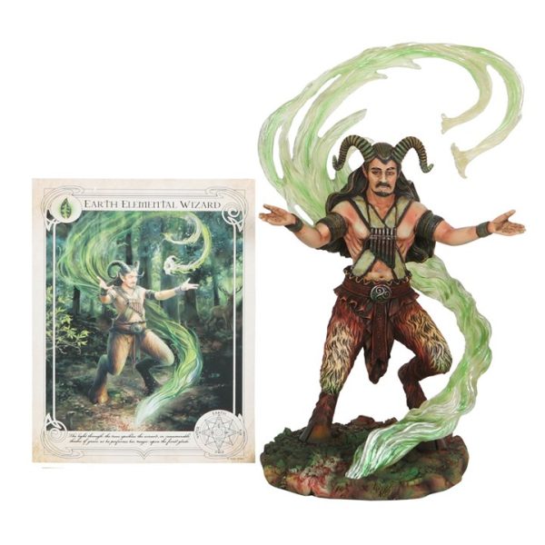 Earth Elemental Wizard Figurine by Anne Stokes - Image 6