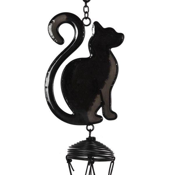 Black Cat Profile Windchime - Image 2