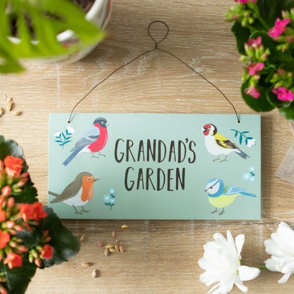 Grandad's Garden British Garden Birds Sign - Image 4