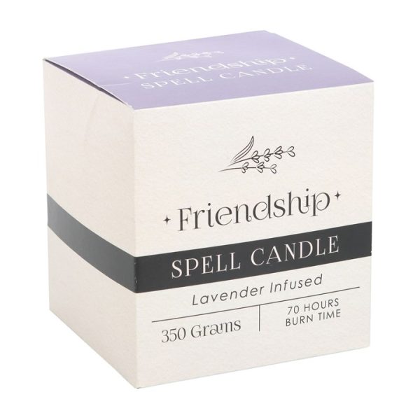 Lavender Infused Friendship Spell Candle - Image 5