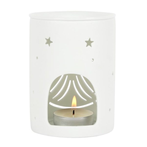 White Angel Cut Out Oil Burner - Image 2