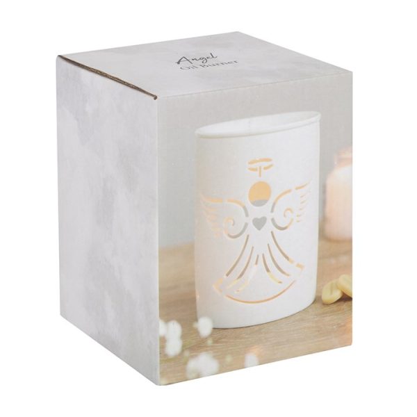 White Angel Cut Out Oil Burner - Image 3