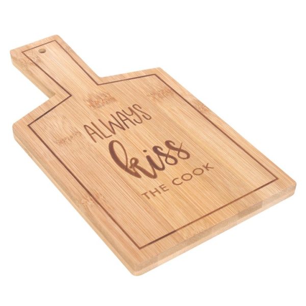 Kiss the Cook Bamboo Serving Board - Image 3