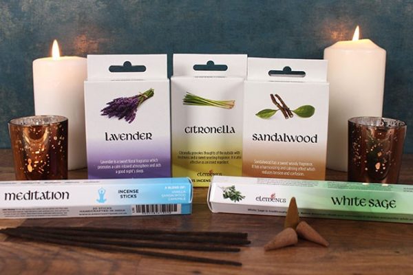 Set of 12 Packets of Elements Sandalwood Incense Cones - Image 2