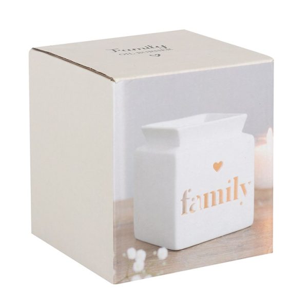 White Family Cut Out Oil Burner - Image 3