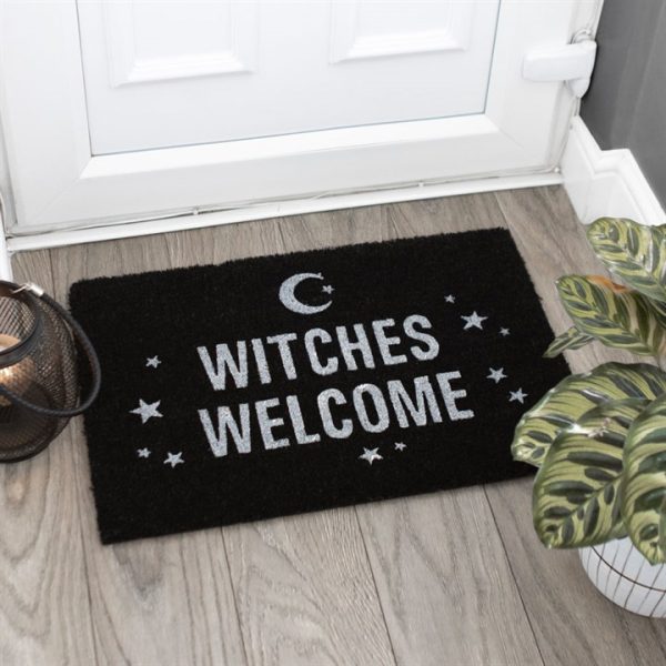 Black Witches Welcome Doormat - Image 4