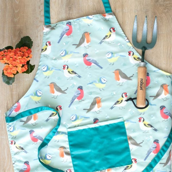 British Garden Birds Cotton Apron - Image 4