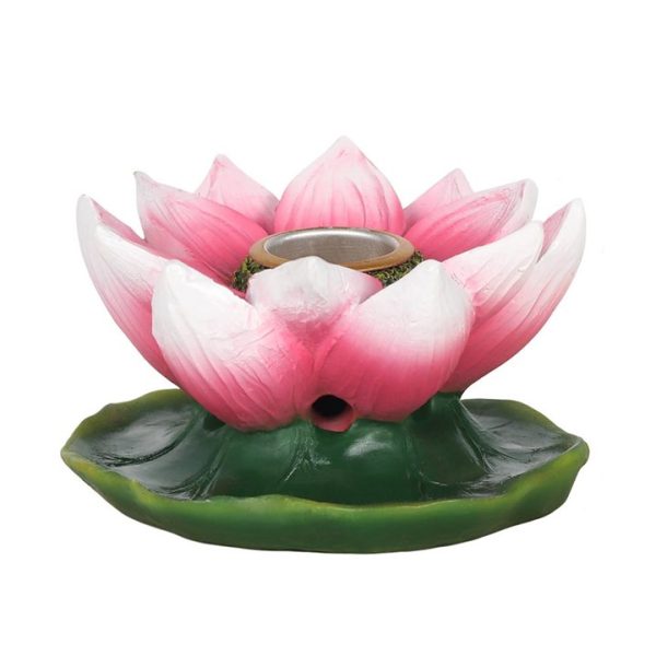 Coloured Lotus Backflow Incense Burner - Image 3