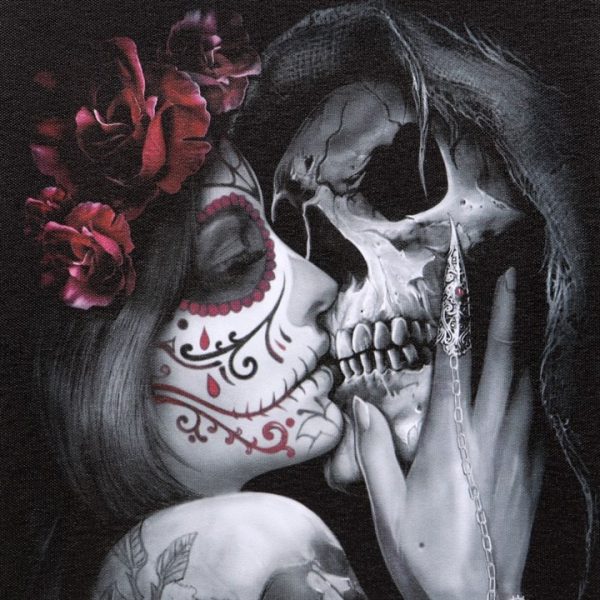 19x25cm Dead Kiss Canvas Plaque by Spiral Direct - Image 2