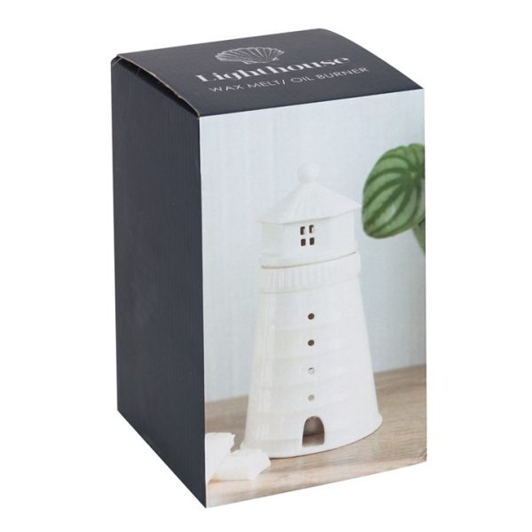 White Lighthouse Oil Burner - Image 4