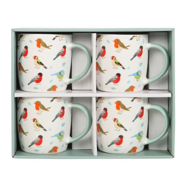 Set of 4 Garden Bird Mugs - Image 4