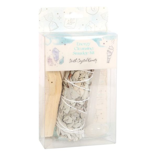 Smudge Kit with Clear Quartz Crystal - Image 2