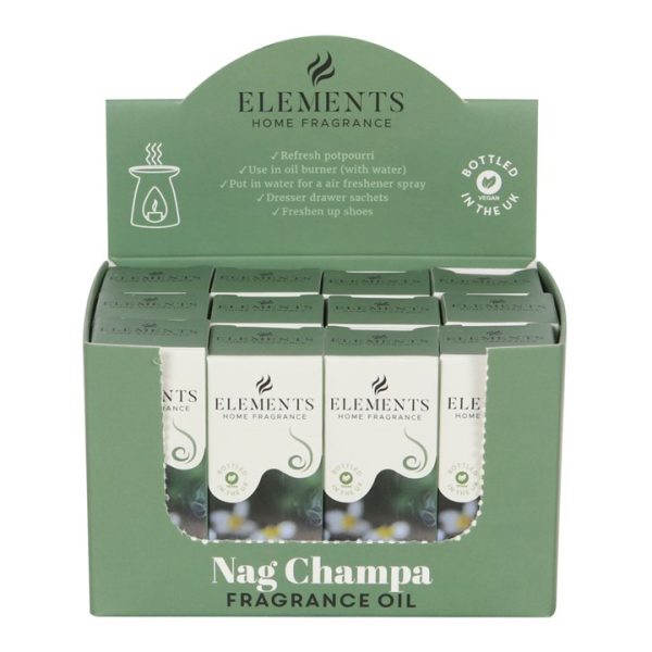 Set of 12 Elements Nag Champa Fragrance Oils