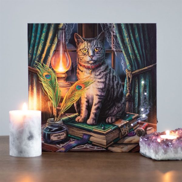 Book of Shadows Light Up Canvas Plaque by Lisa Parker - Image 5