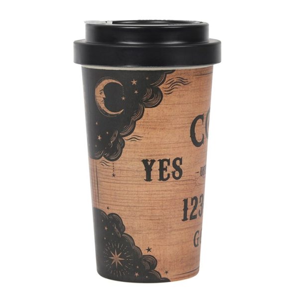 Classic Talking Board Bamboo Eco Travel Mug - Image 3