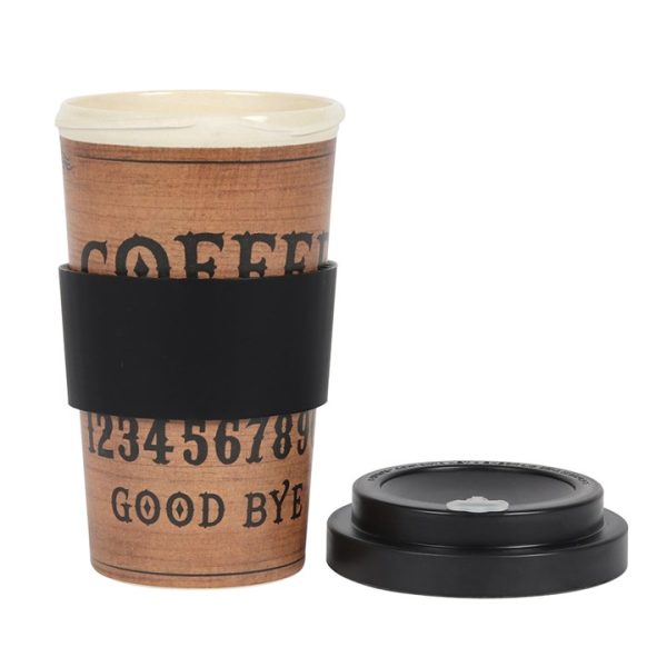 Classic Talking Board Bamboo Eco Travel Mug - Image 6