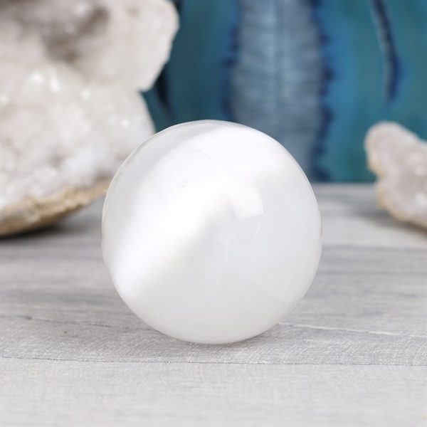 Small Selenite Sphere - Image 2