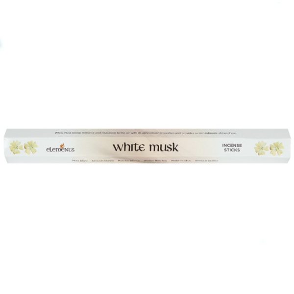 Set of 6 Packets of Elements White Musk Incense Sticks - Image 2