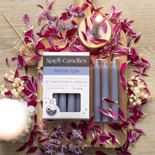 Pack of 12 Stress Less Spell Candles - Image 5