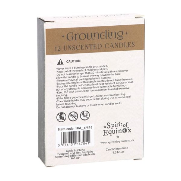 Pack of 12 Grounding Spell Candles - Image 2