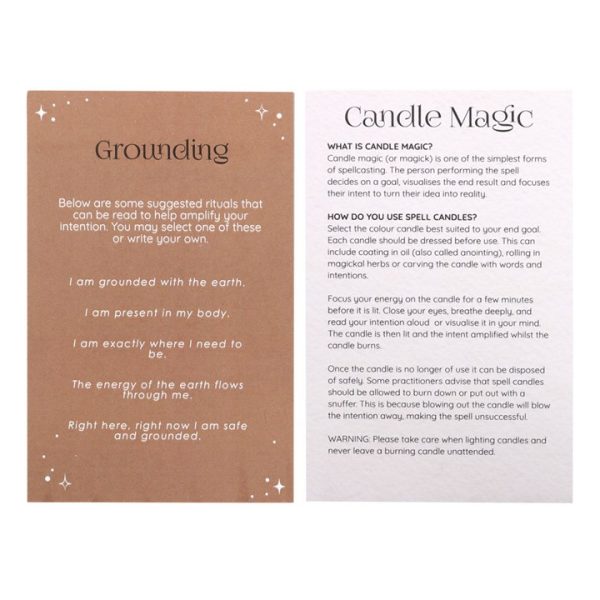 Pack of 12 Grounding Spell Candles - Image 4