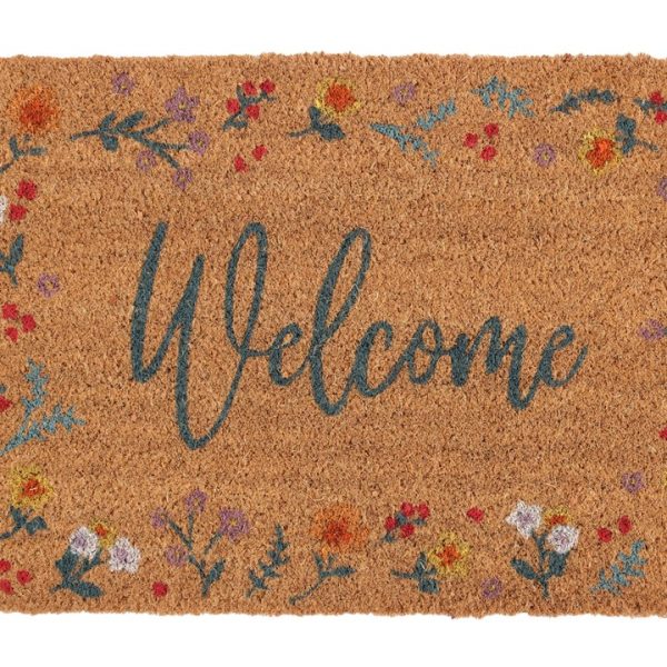 Natural Botanical Welcome Doormat - Image 2