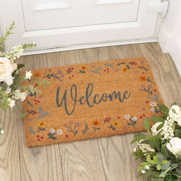 Natural Botanical Welcome Doormat - Image 4