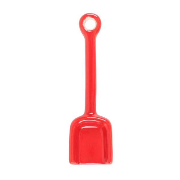 Bucket Shaped Ceramic Mug with Spade Spoon - Image 4