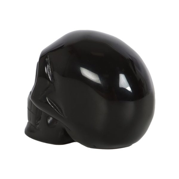 Black Obsidian Crystal Skull - Image 3