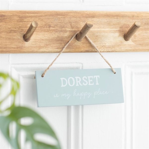 Dorset is My Happy Place Hanging Sign - Image 4