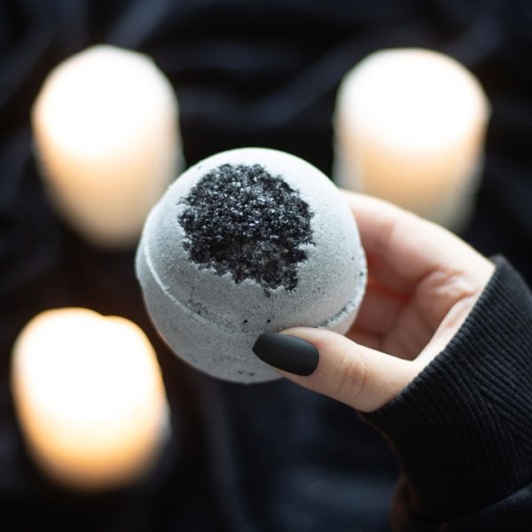 Dark Depths Black Charcoal Bath Bomb - Image 5