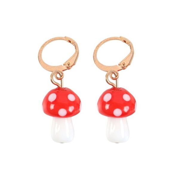 Toadstool Dangle Earrings - Image 3