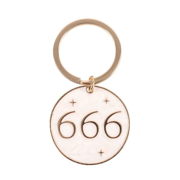 666 Angel Number Keyring - Image 2