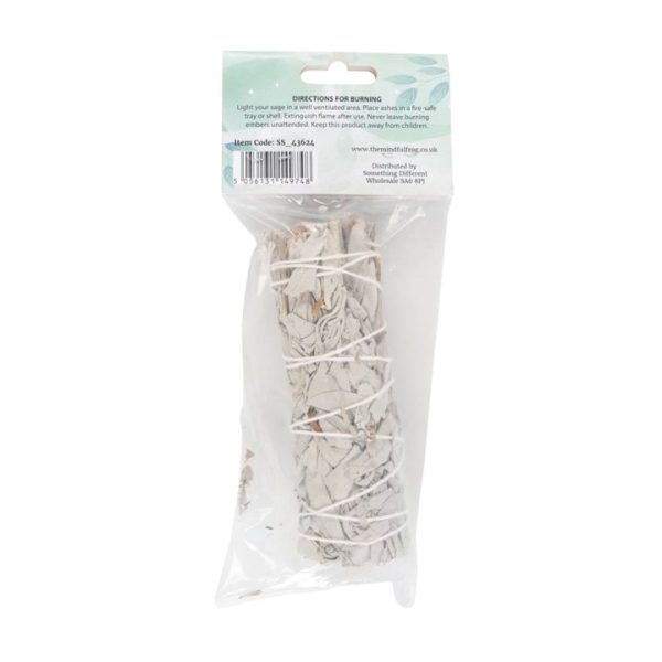 10cm Small White Sage Smudge Stick Wand - Image 3