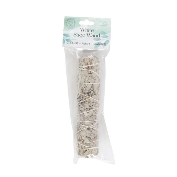 15cm Medium White Sage Smudge Stick Wand - Image 2