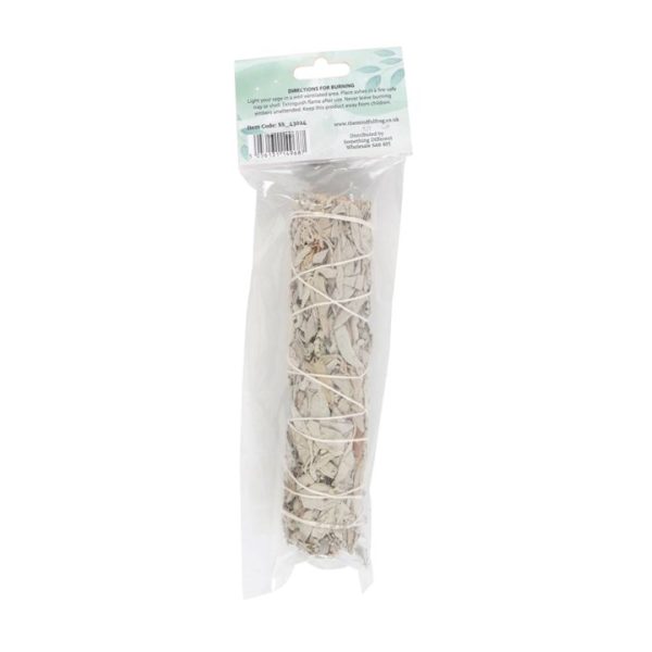 15cm Medium White Sage Smudge Stick Wand - Image 3