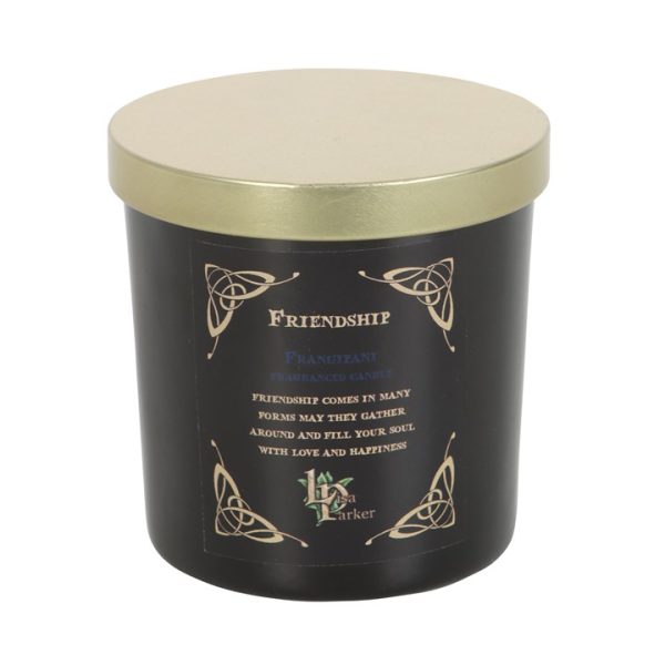 'Moon Gazing Hares' Friendship Candle by Lisa Parker - Image 3