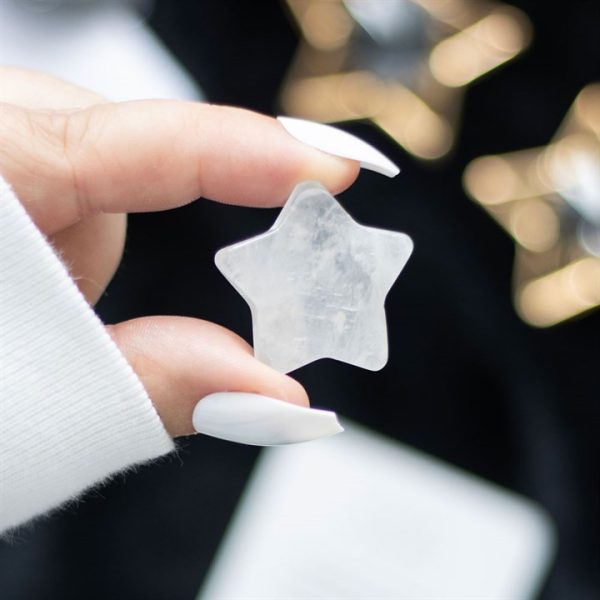 Clear Quartz Crystal Star in a Bag - Image 4