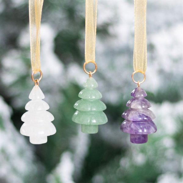 Set of 3 Crystal Christmas Tree Decorations - Image 4