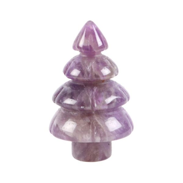 Amethyst Crystal Christmas Tree in a Bag - Image 2