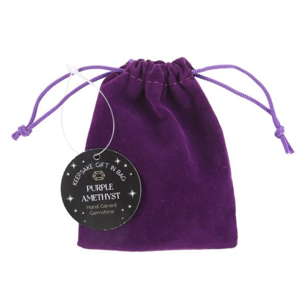 Amethyst Crystal Christmas Tree in a Bag - Image 3