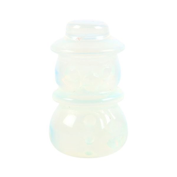 Opalite Crystal Snowman in a Bag - Image 2