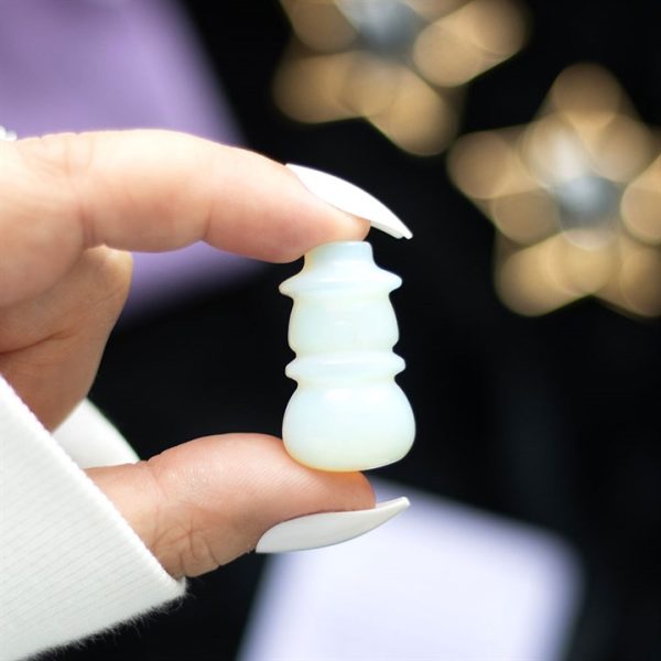 Opalite Crystal Snowman in a Bag - Image 4