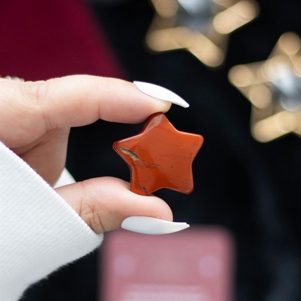 Red Jasper Crystal Star in a Bag - Image 4