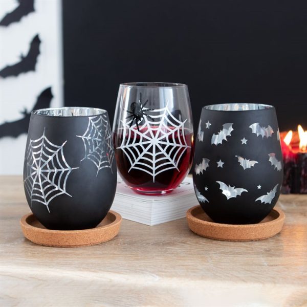 Bat Stemless Wine Glass - Image 5