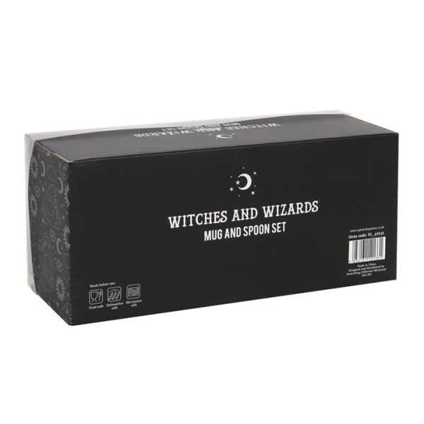 Witch and Wizard Couples Mug and Spoon Set - Image 4