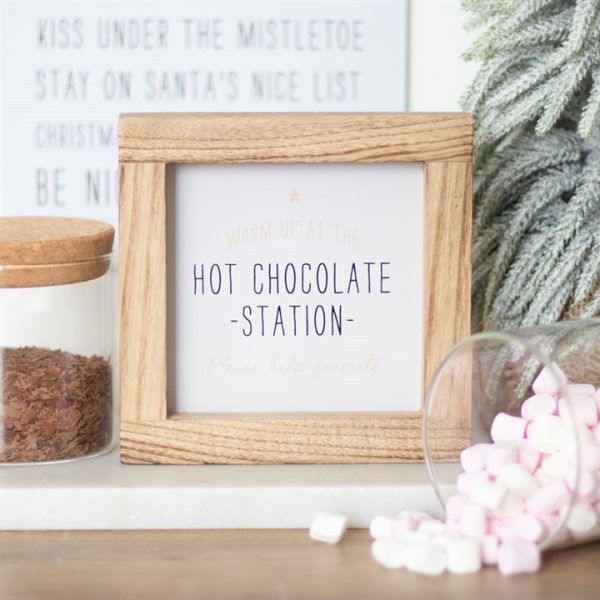 Hot Chocolate Station Wooden Sign - Image 4